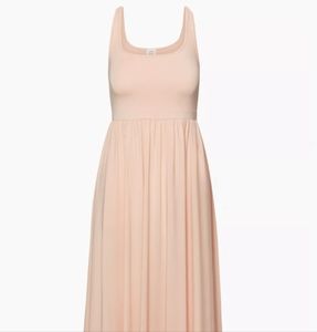WILFRED Aritzia Market Dress | Size Small in Coral Blush